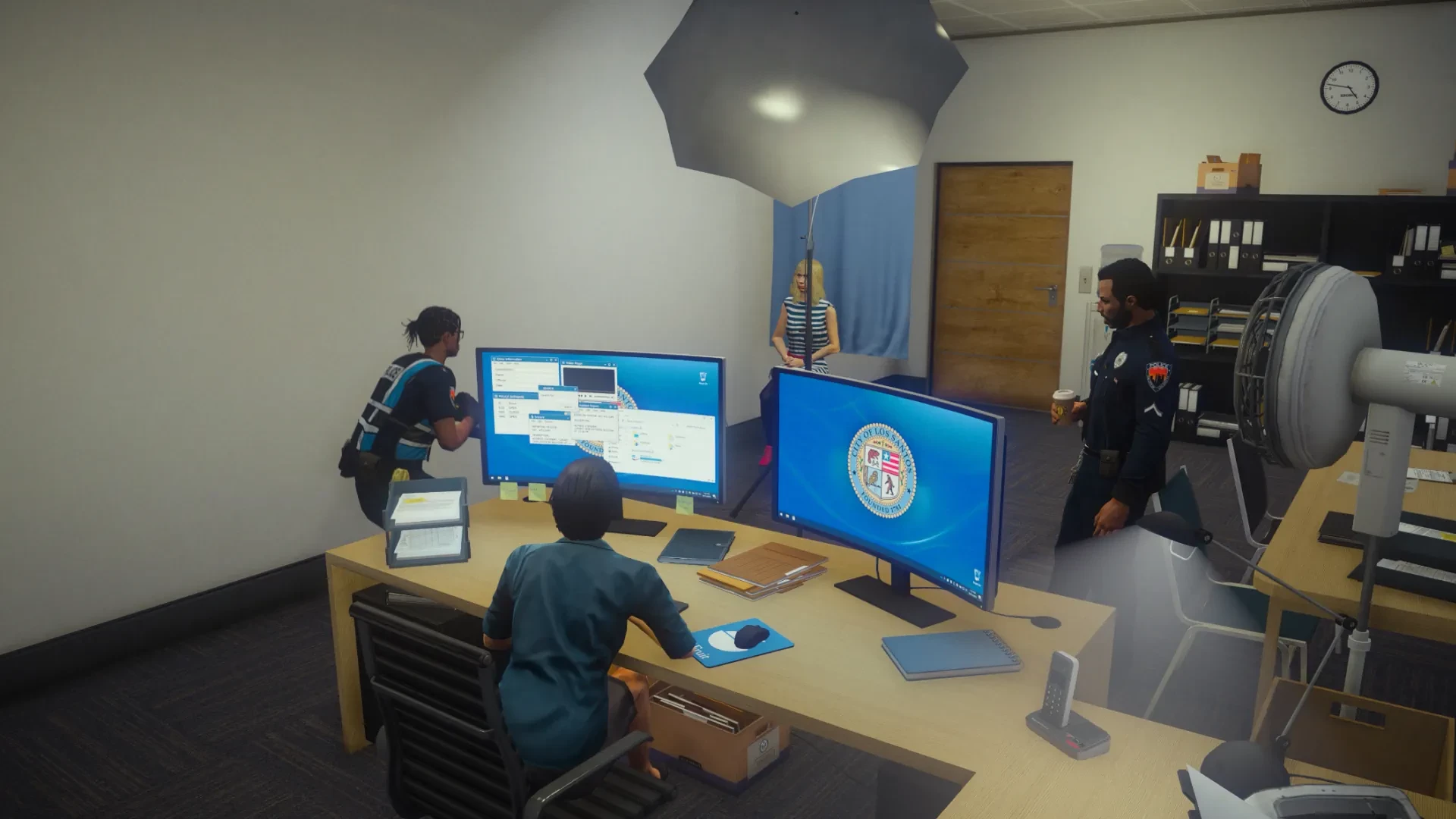 Vespucci Police Department census office GTA V FiveM Interior MLO