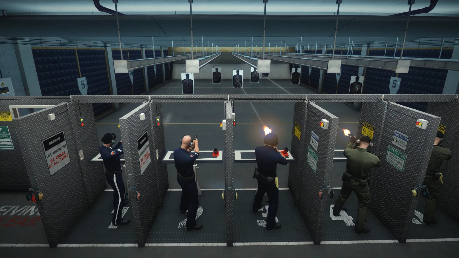 Vespucci Police Department shooting range GTA V FiveM Interior MLO