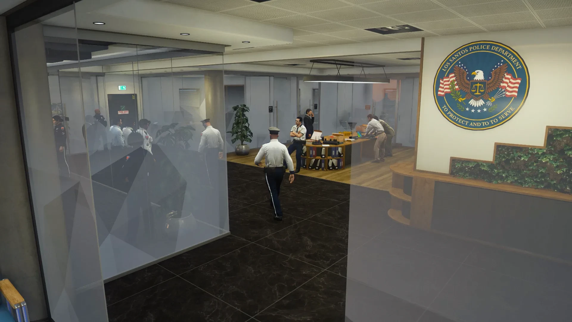 Vespucci Police Department 5th floor offices GTA V FiveM Interior MLO