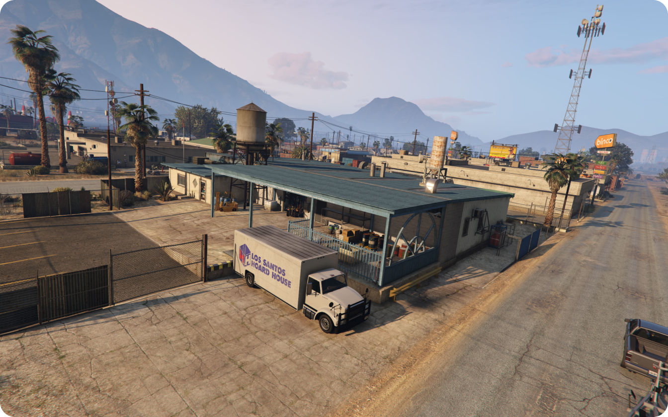 Sandy Shores laundry exterior daytime GTA V FiveM Interior MLO