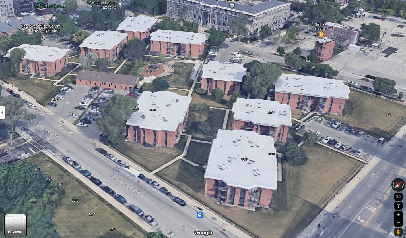 Damen Court exterior architecture