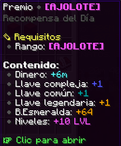 Premios diarios
