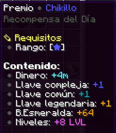 Premios diarios
