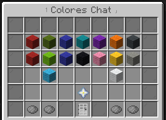 Menú colores