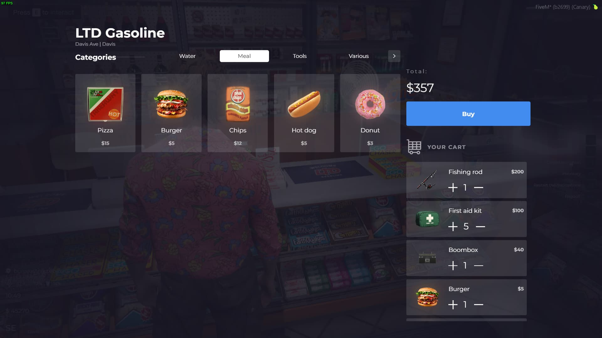 Burevestnik store system