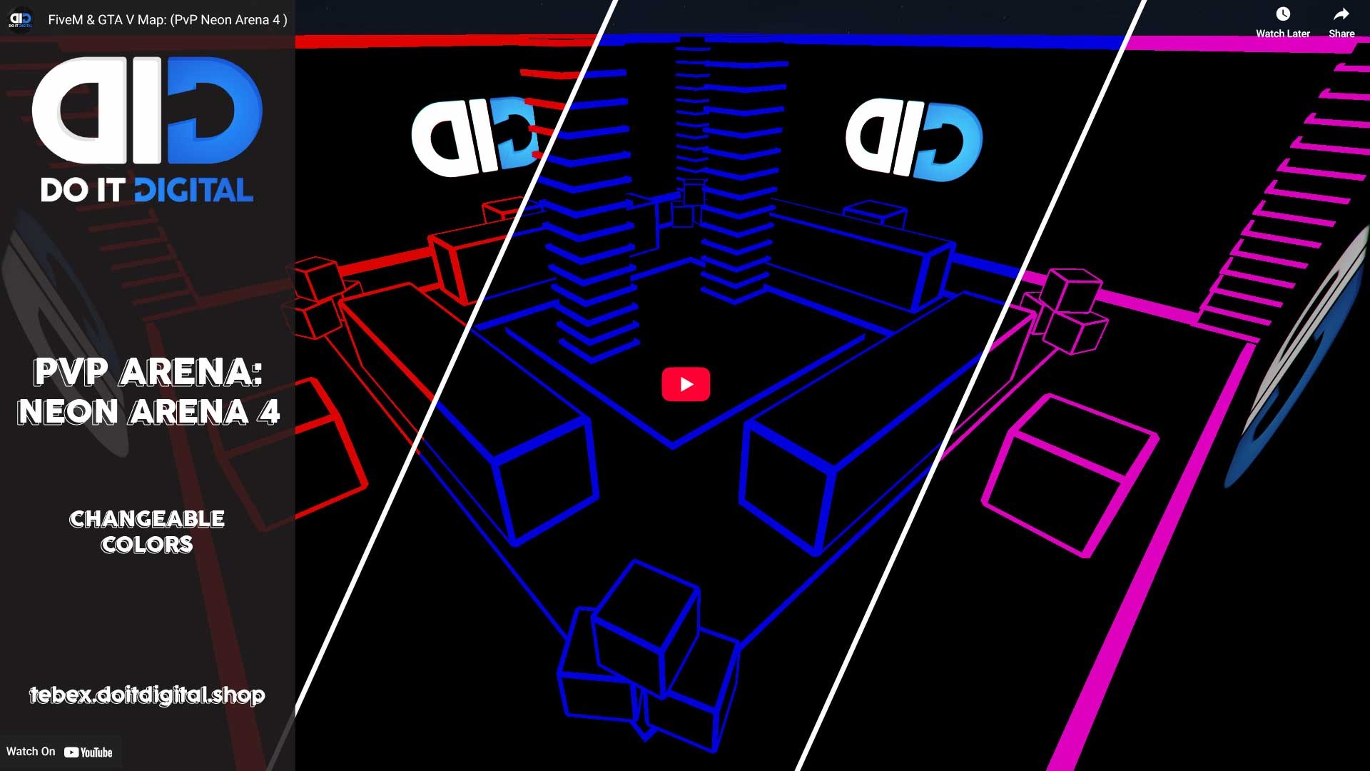 Fivem NEON PVP ARENA 4 | DoItDigital