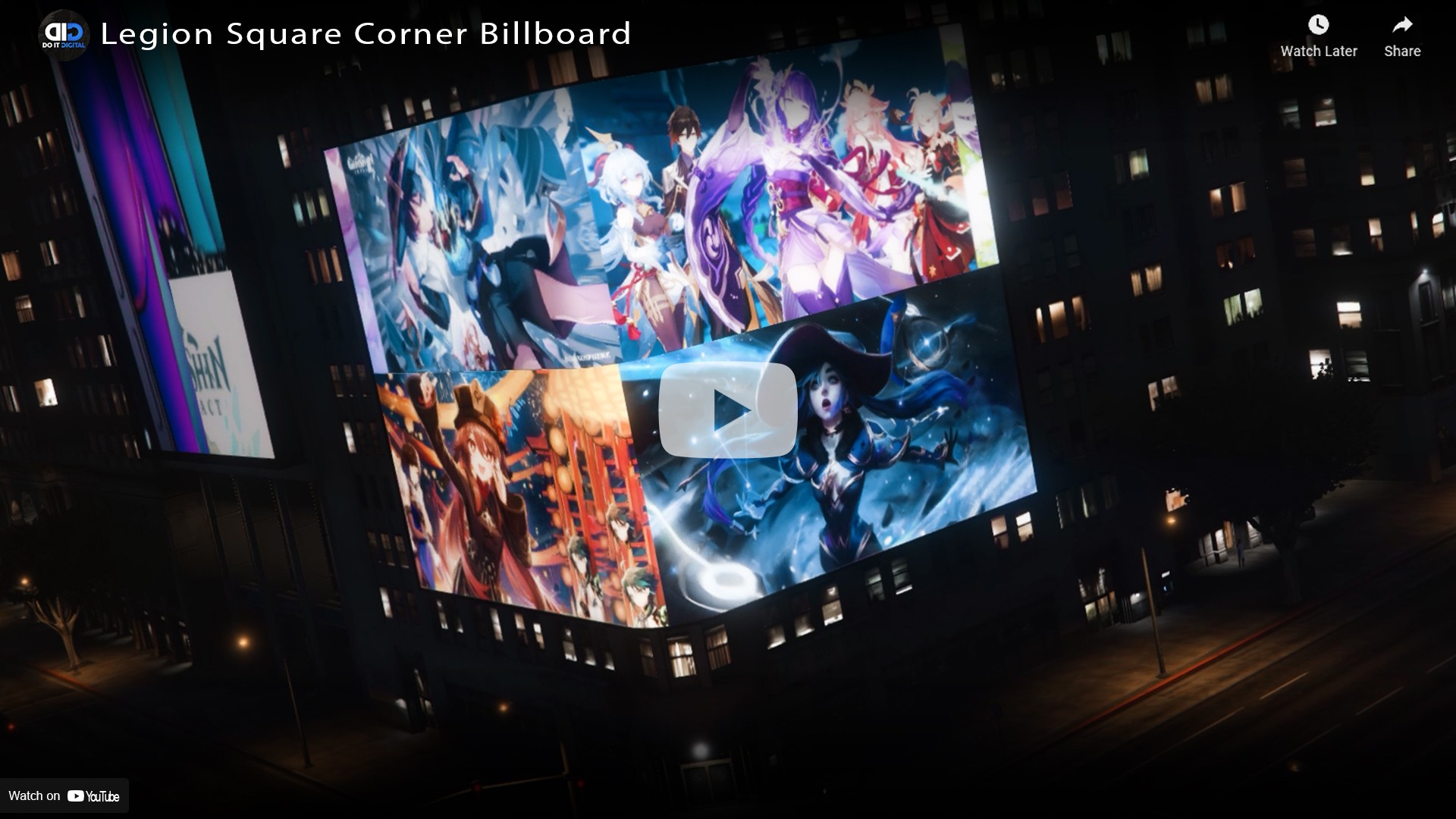 DoItDigital Fivem Store | Legion Square Corner Billboard