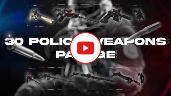 Mod Police Weapons Fivem 30 POLICE Weapon Pack - LIFE TIME | DoItDigital