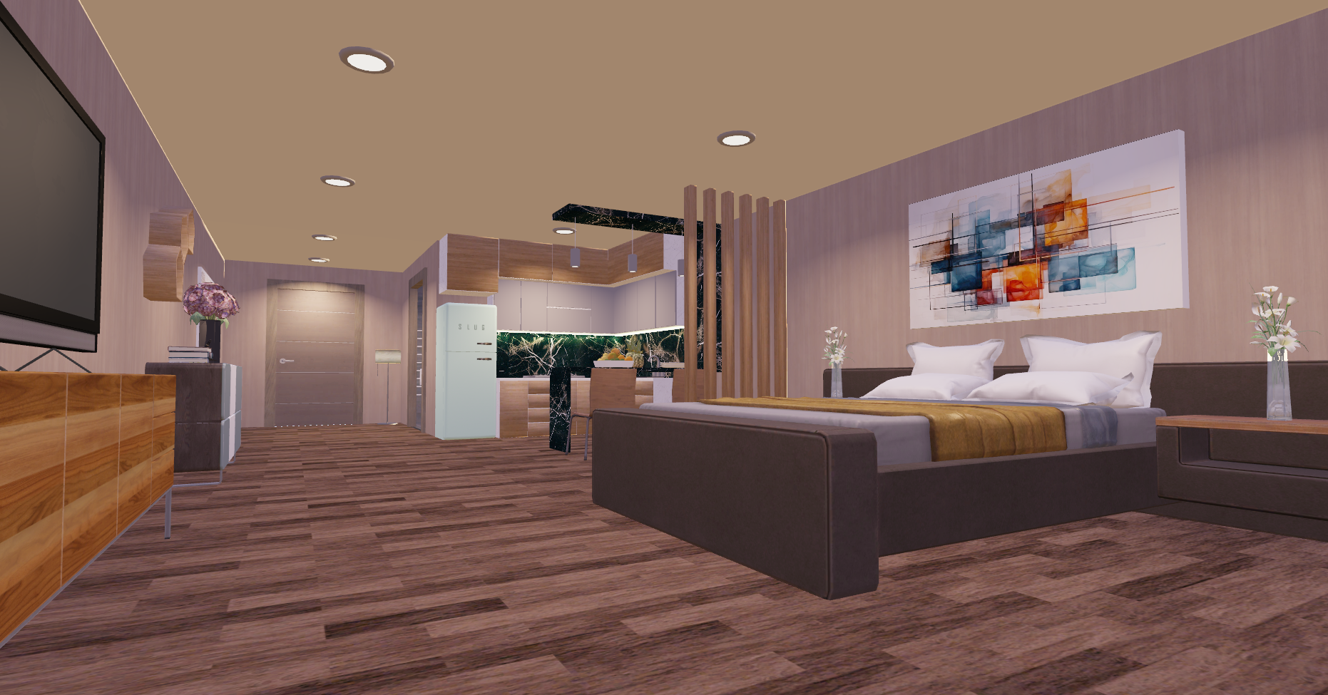 SubhamPRO · Unlocked Apartment Shell 02 [ Furnished + Non Furnished ]