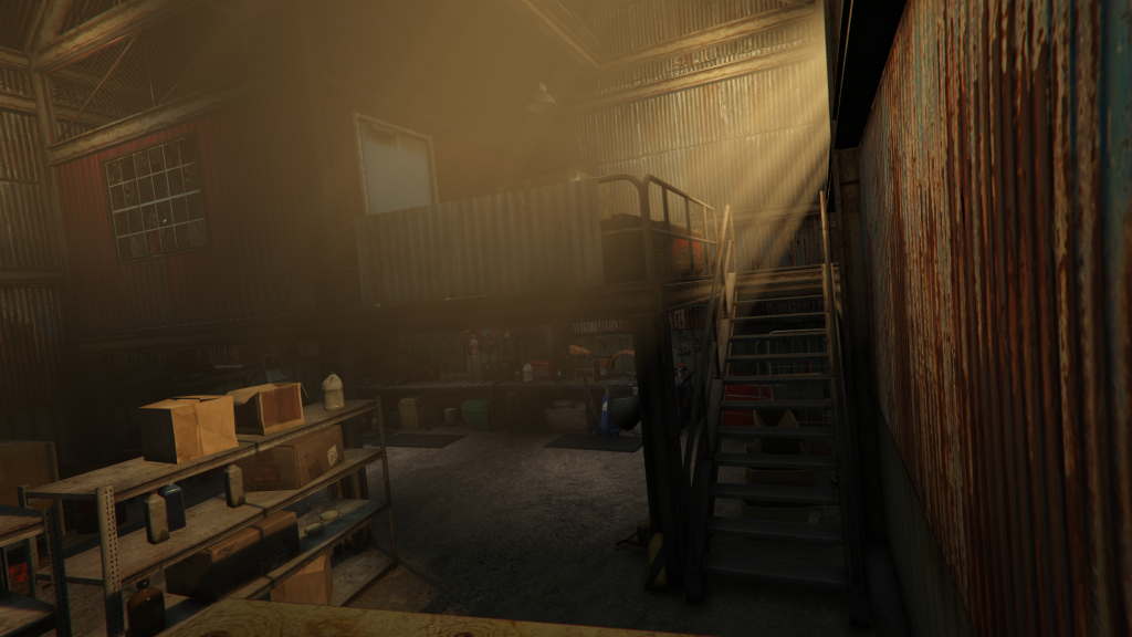 Lost MC Clubhouse Grapeseed hangar interior GTA V FiveM Interior MLO