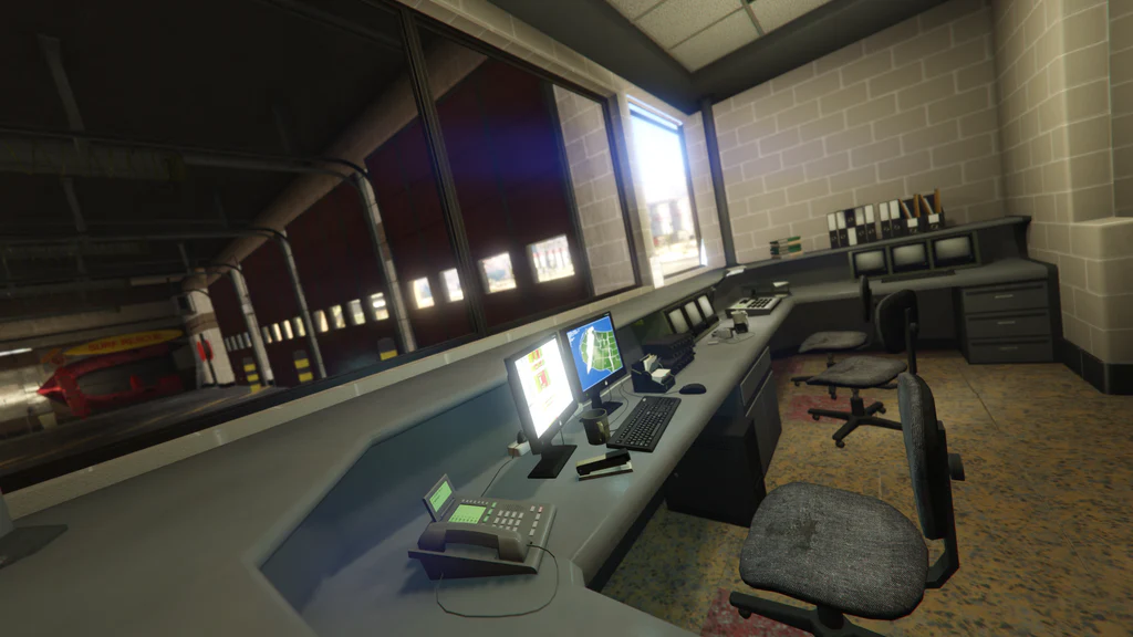 Blaine County Fire Department dispatch room GTA V FiveM Interior MLO