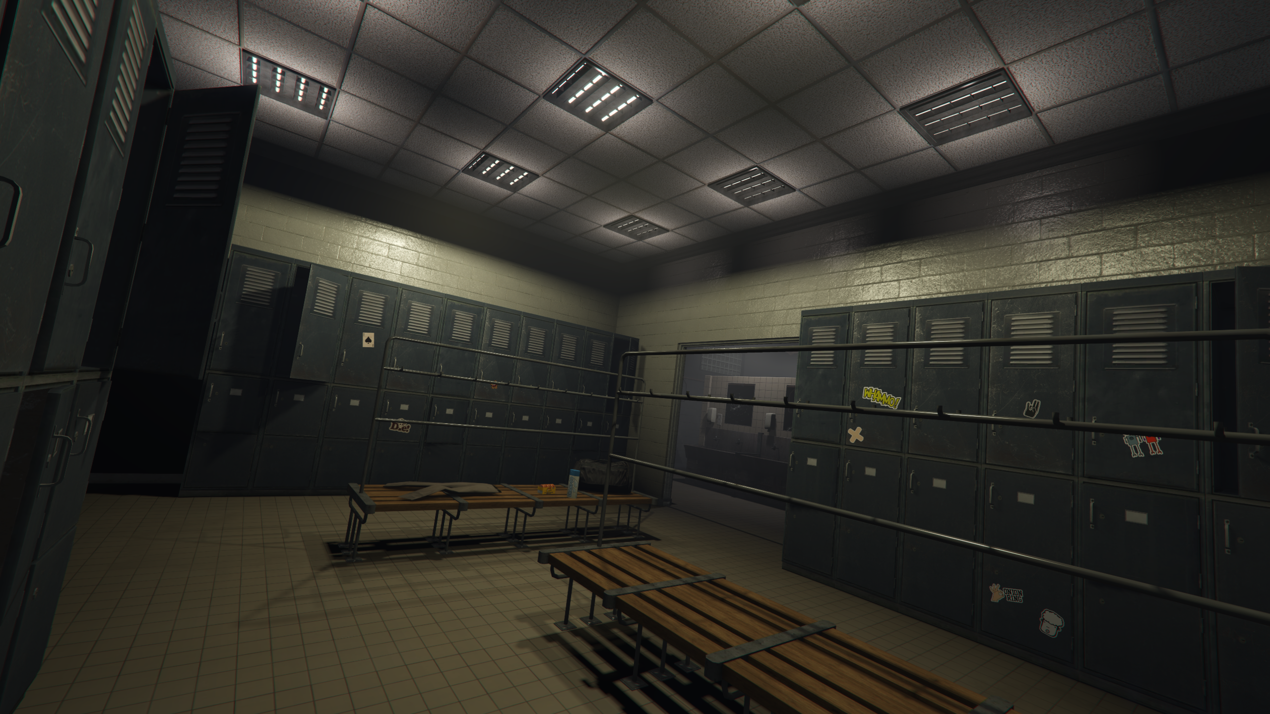 Boxing gym locker room GTA V FiveM Interior MLO