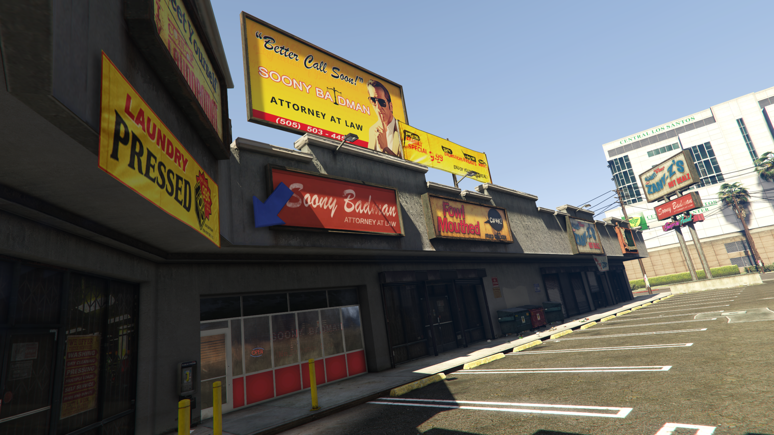 Davis lawyer office exterior inspired by Saul Goodman Breaking Bad GTA V FiveM Interior MLO
