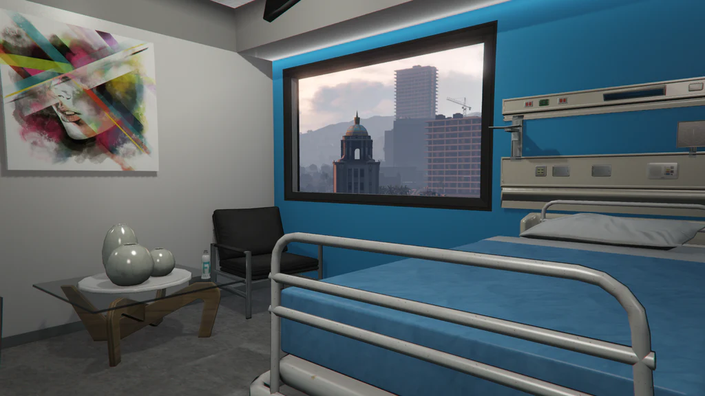 Mount Zonah Medical Center patient room GTA V FiveM Interior MLO