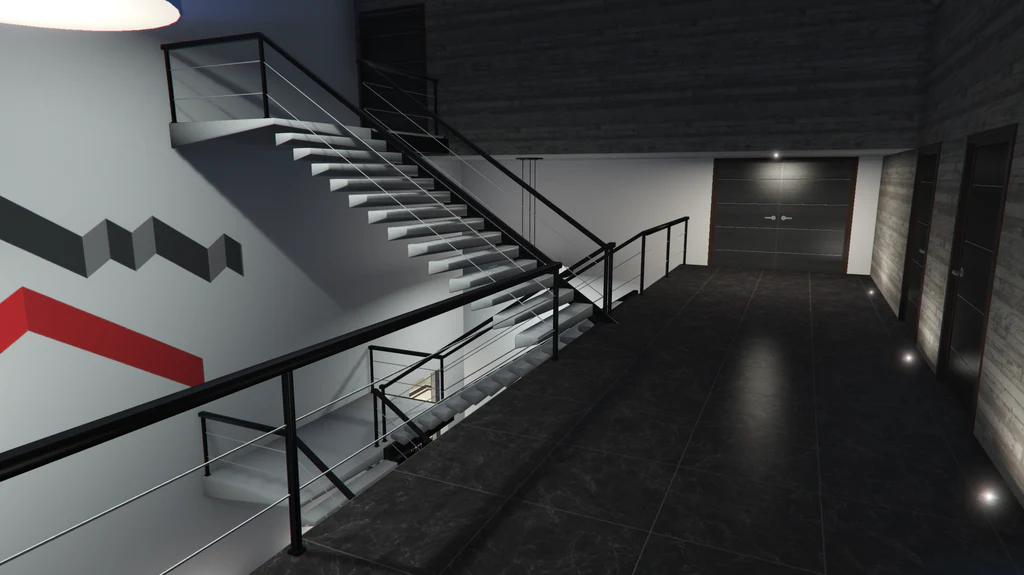 Maze Bank West main staircase GTA V FiveM Interior MLO