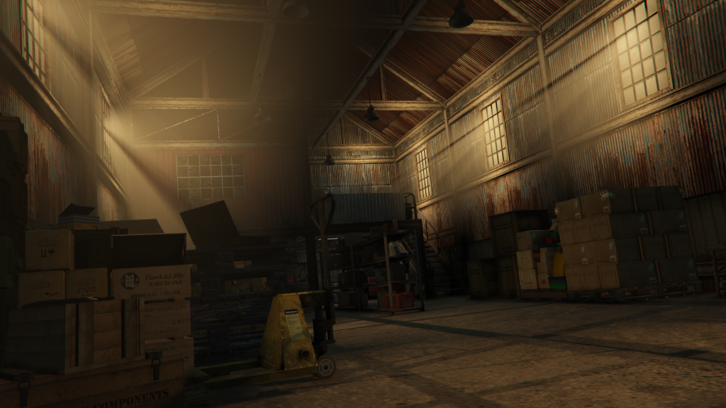 Lost MC Clubhouse Grapeseed hangar interior GTA V FiveM Interior MLO