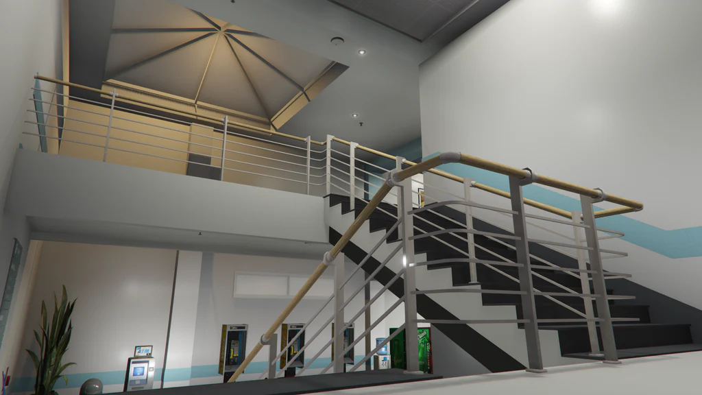 Medical Center staircase view GTA V FiveM Interior MLO