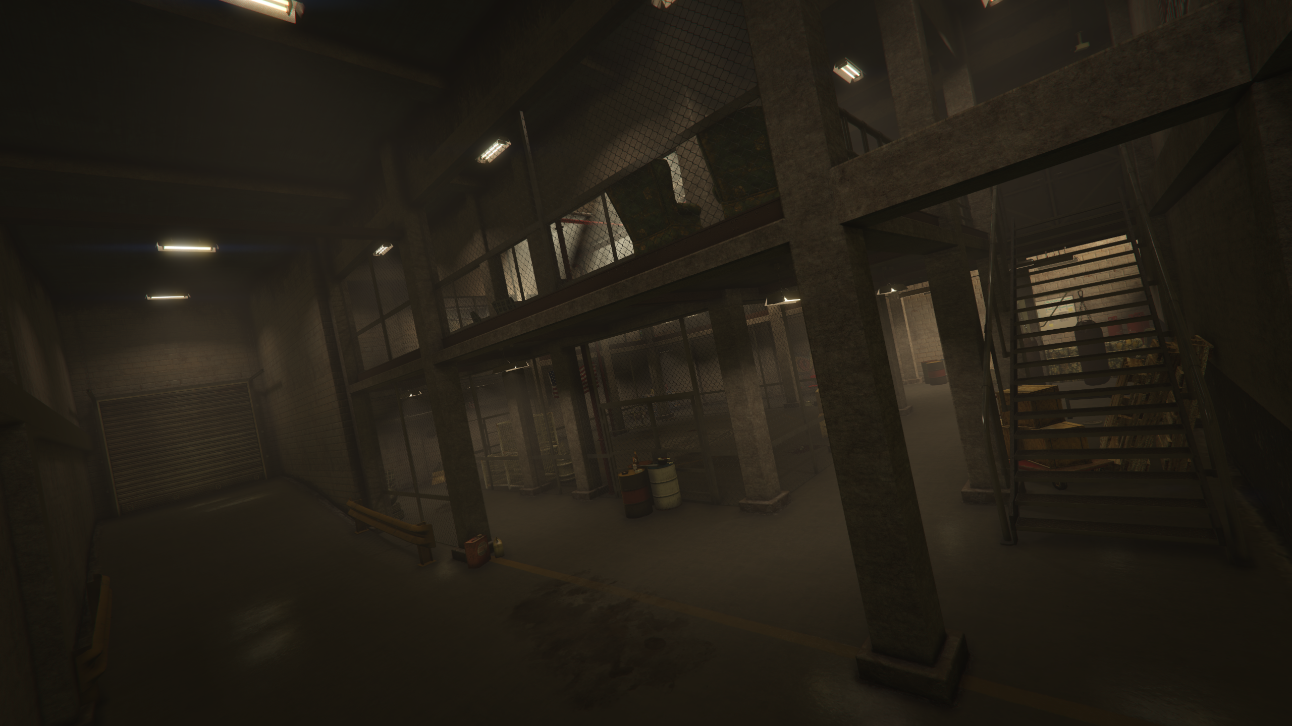 Fight club entry dark hangar GTA V FiveM Interior MLO