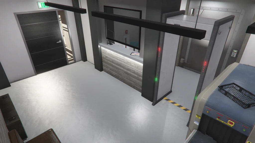 Maze Bank West vault entrance GTA V FiveM Interior MLO