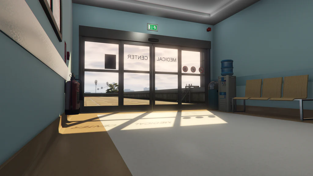 Medical Center rooftop exit GTA V FiveM Interior MLO