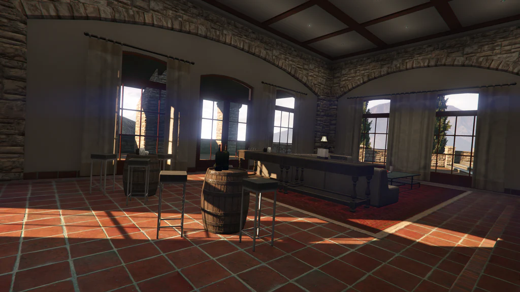 Marlowe Vineyard private lounge GTA V FiveM Interior MLO