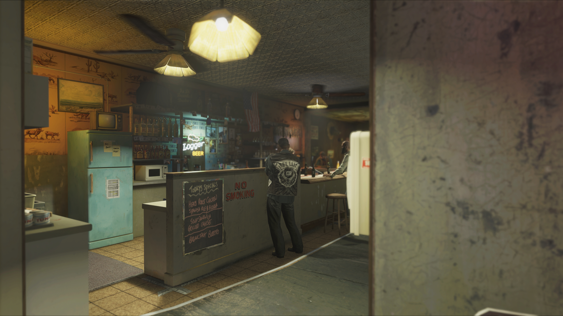People in a bar GTA V FiveM Interior MLO