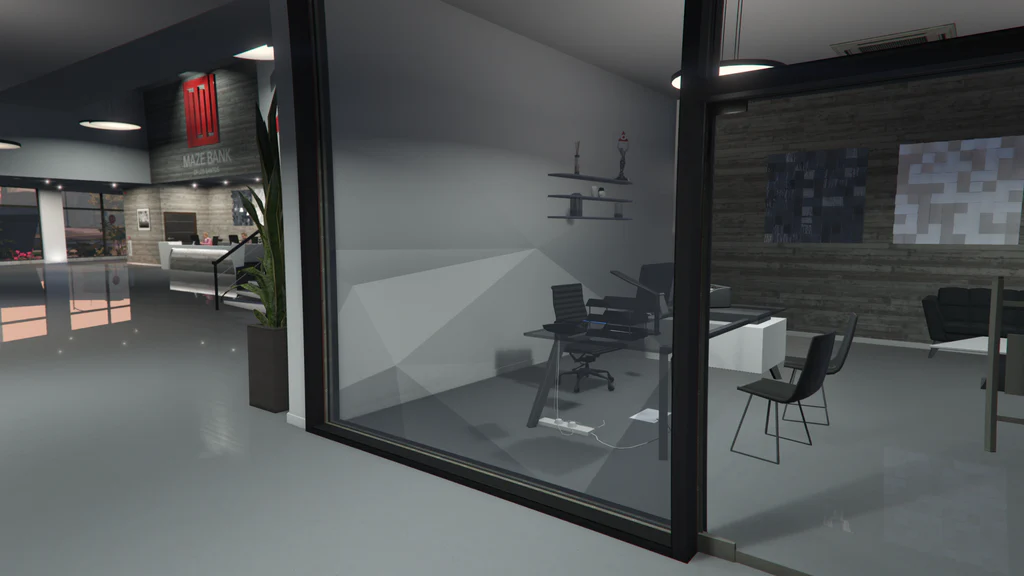 Maze Bank West meeting room GTA V FiveM Interior MLO