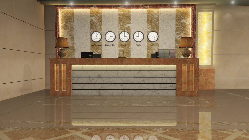 Von Crastenburg Hotel entrance GTA V FiveM Interior MLO