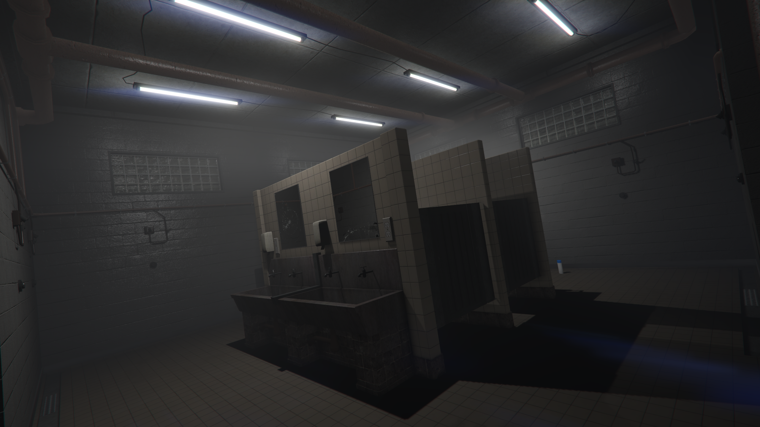 Boxing gym shower area GTA V FiveM Interior MLO