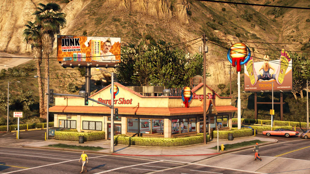 Mirror Park BurgerShot exterior GTA V FiveM Interior MLO