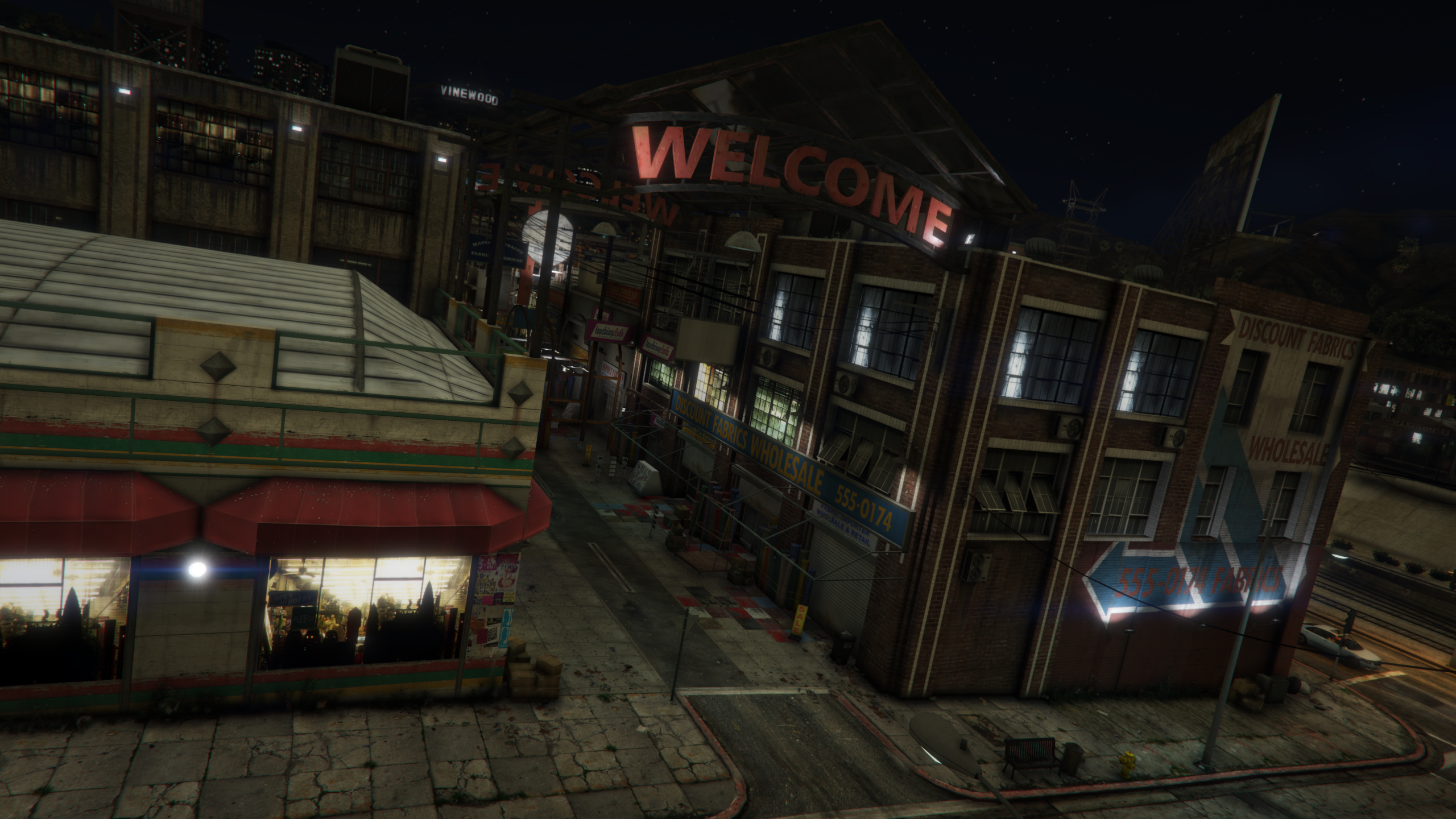Fight club exterior Textile City GTA V FiveM Interior MLO