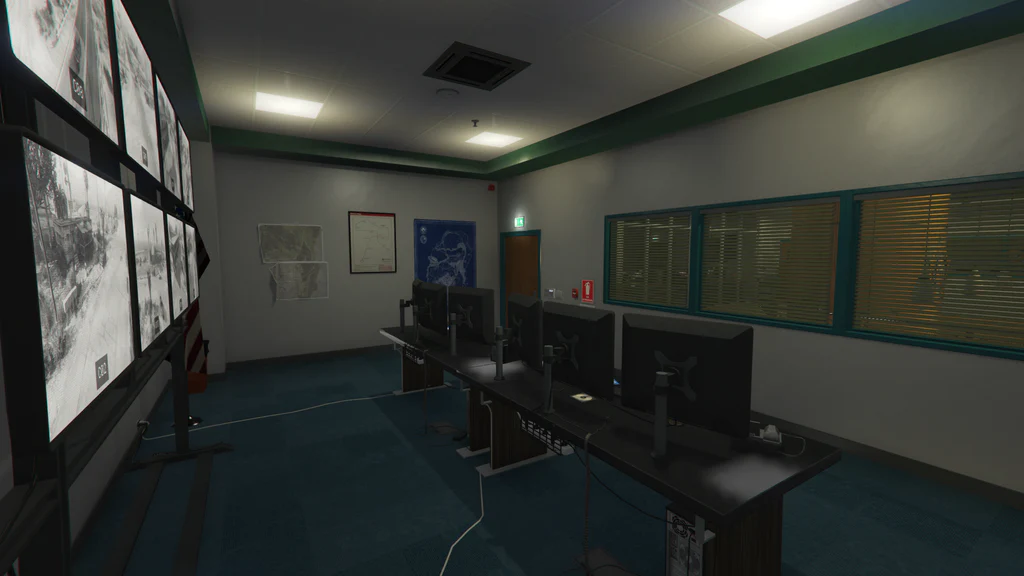 Sheriff Department city observation room GTA V FiveM Interior MLO