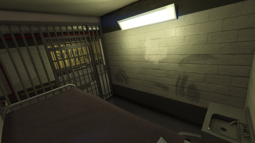 Grapeseed Sheriff’s Department jail cell interior GTA V FiveM Interior MLO