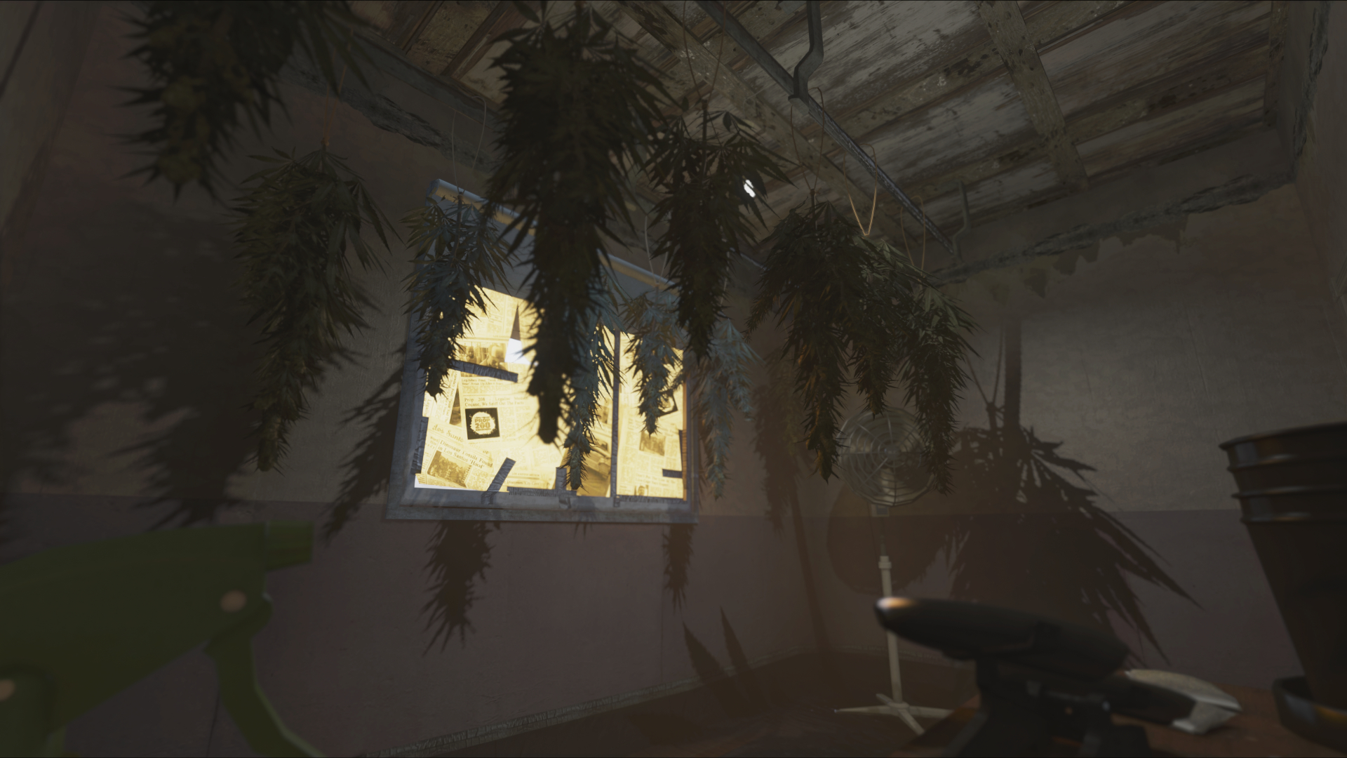 Rusty Tap upstairs weed plants GTA V FiveM Interior MLO