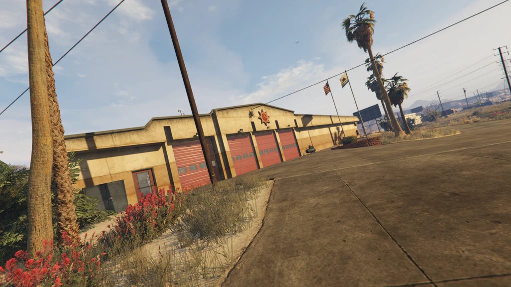 Blaine County Fire Department exterior GTA V FiveM Interior MLO