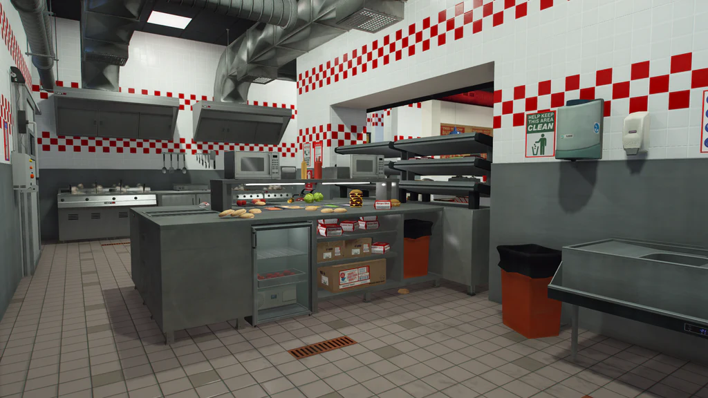 BurgerShot kitchen GTA V FiveM Interior MLO