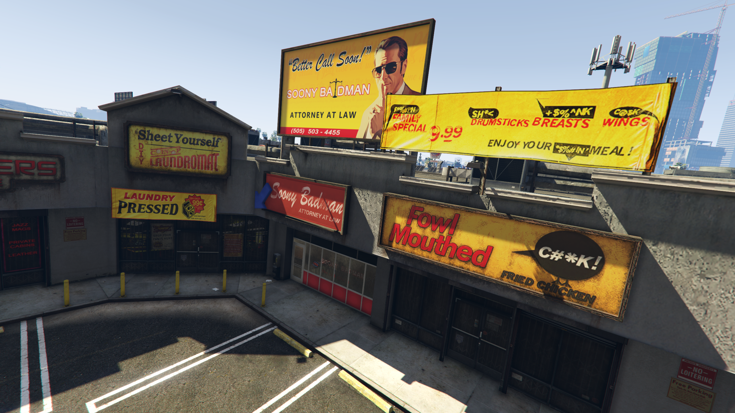 Davis lawyer office exterior inspired by Saul Goodman Breaking Bad GTA V FiveM Interior MLO