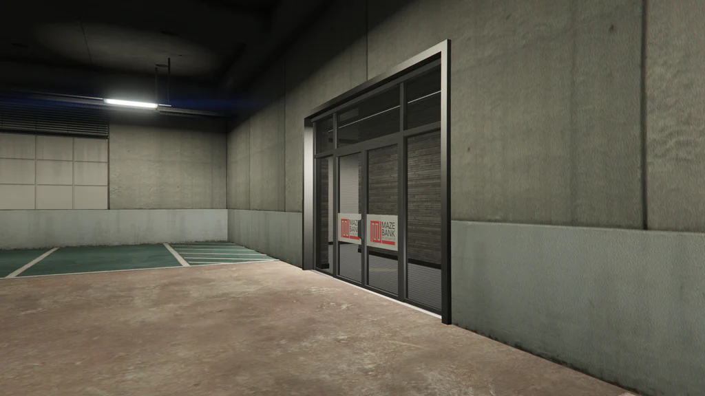 Maze Bank West parking access GTA V FiveM Interior MLO