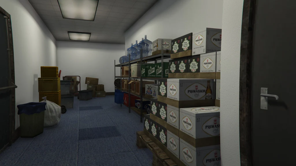 Black Wood Saloon storage room GTA V FiveM Interior MLO
