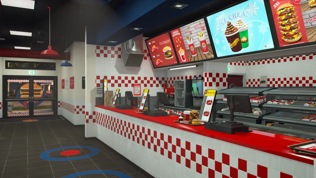 BurgerShot ordering counter GTA V FiveM Interior MLO