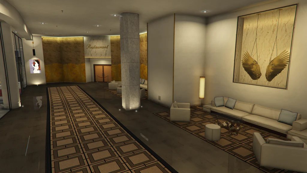 Von Crastenburg Hotel Rockford Hills lobby GTA V FiveM Interior MLO