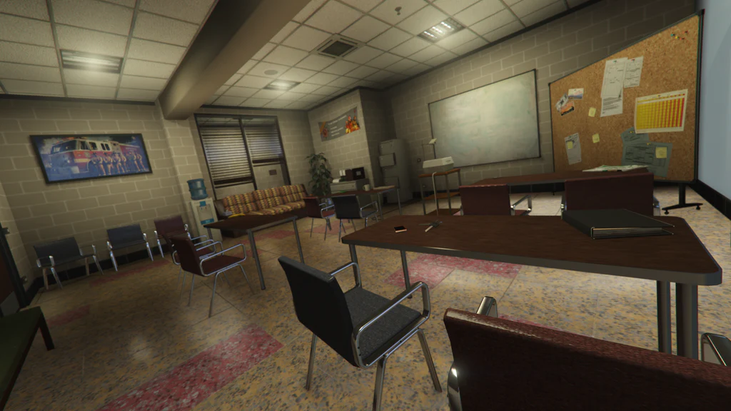 Blaine County Fire Department open space GTA V FiveM Interior MLO