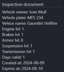 Estlandia Scripts · ESX - DMV (Insu/Reg/Inspect) { OPEN ESX}