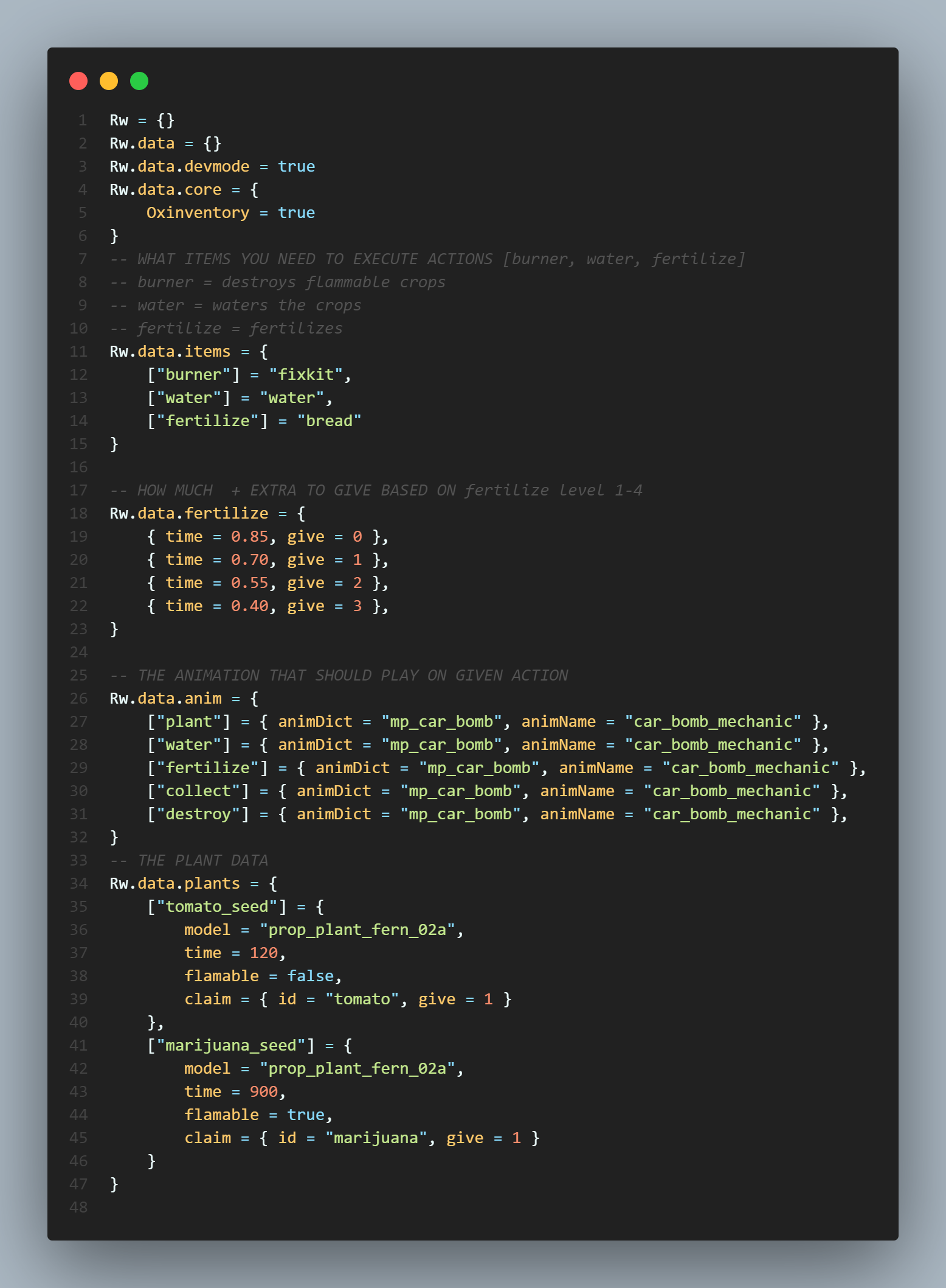 CODECRAFT | [ESCROW] RW FARMING