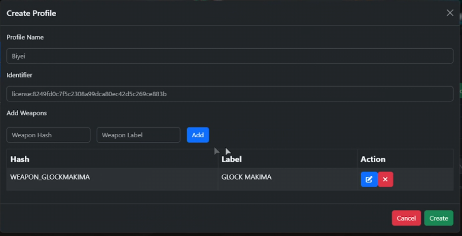 Create A Weapon Game