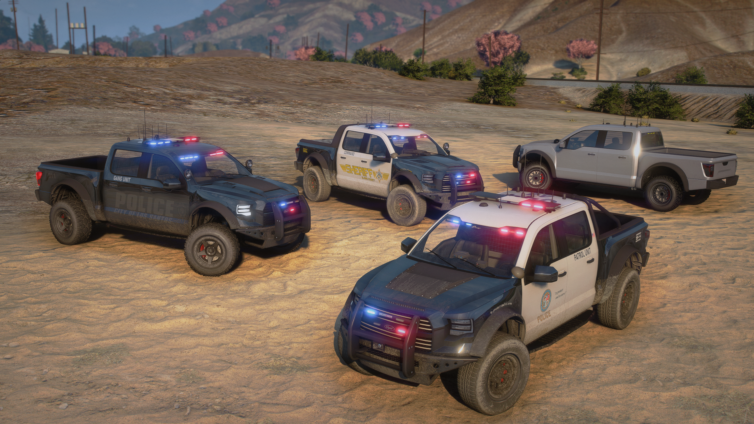 Lore-Friendly New Series Police Caracara 4x4 Cruiser thumbnail 5