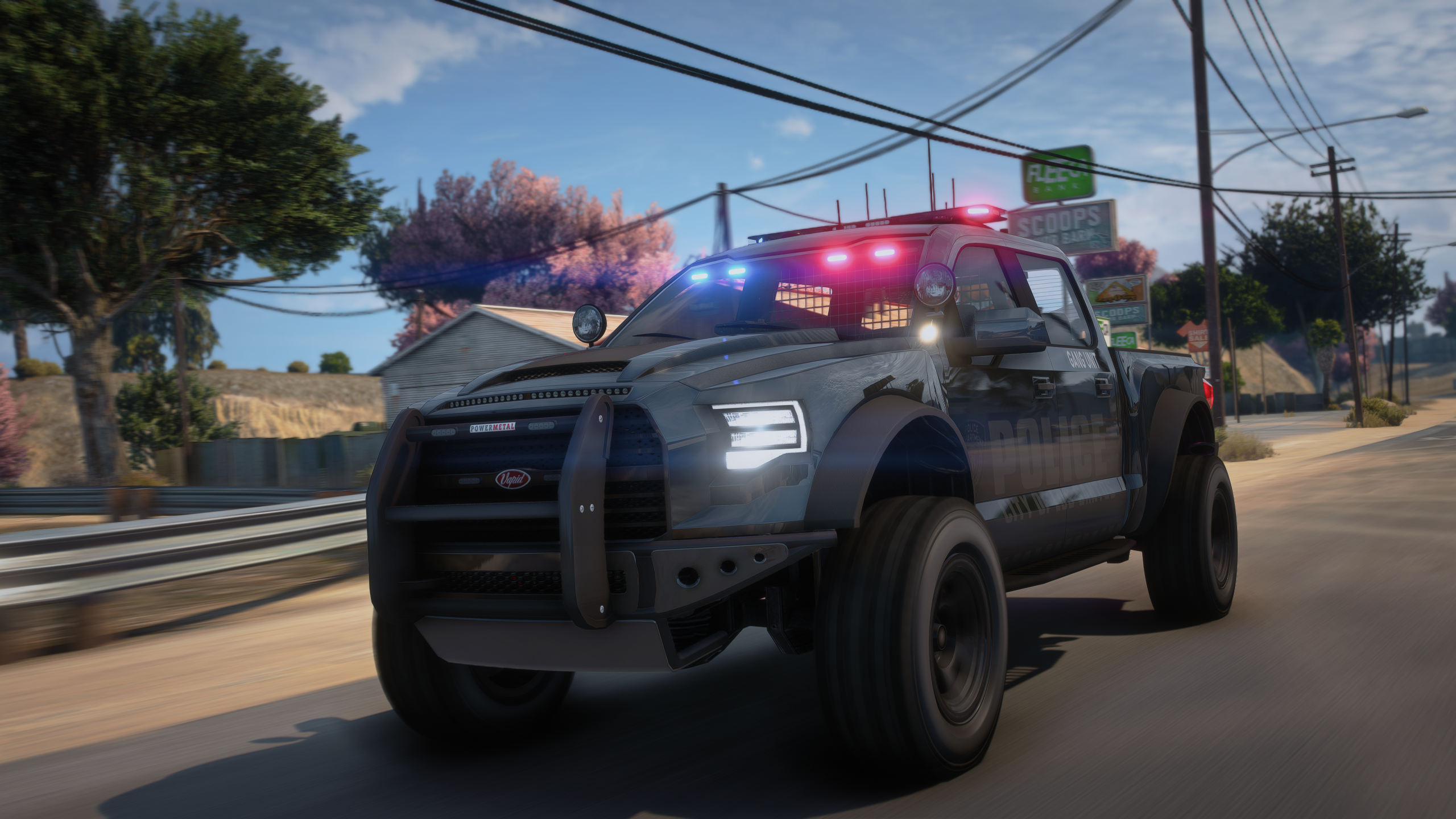 Lore-Friendly New Series Police Caracara 4x4 Cruiser thumbnail 2