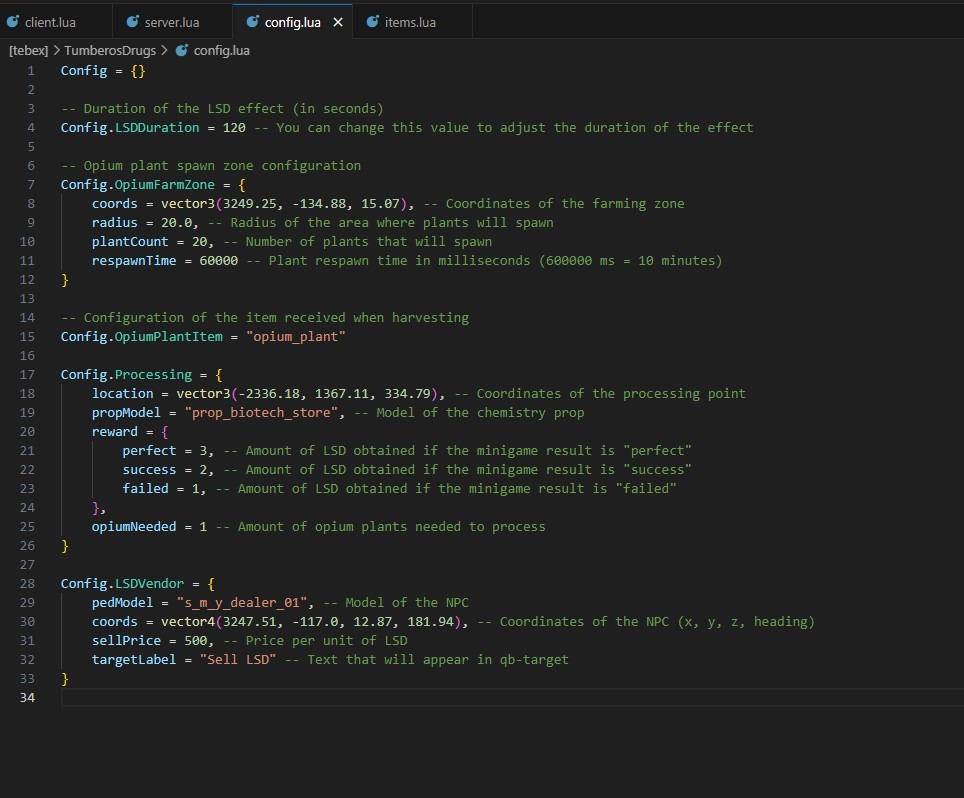  [PAID][QB] Farmeable & Consumable Drug System (LSD) thumbnail 12