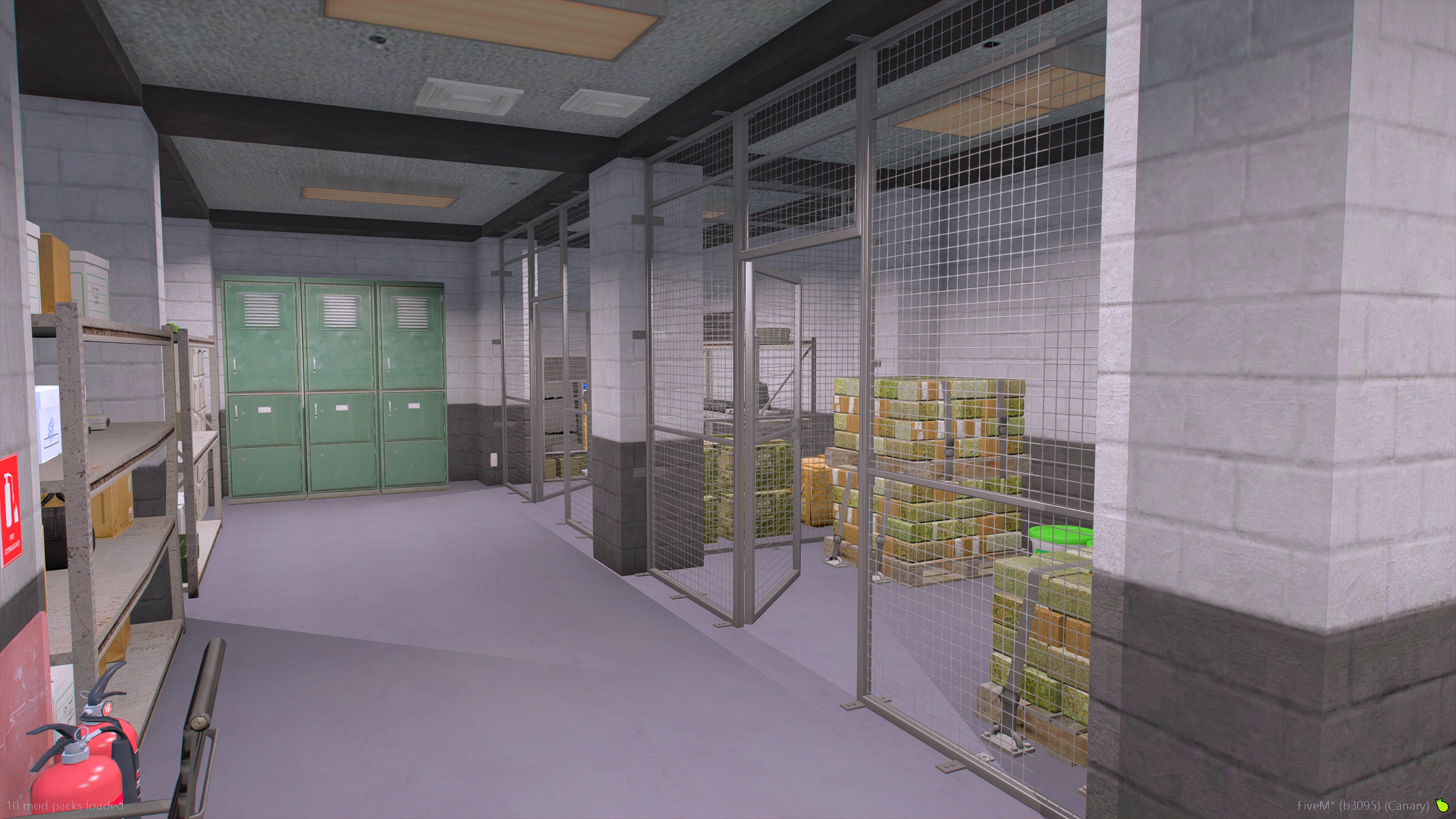 Secured evidence and equipment storage