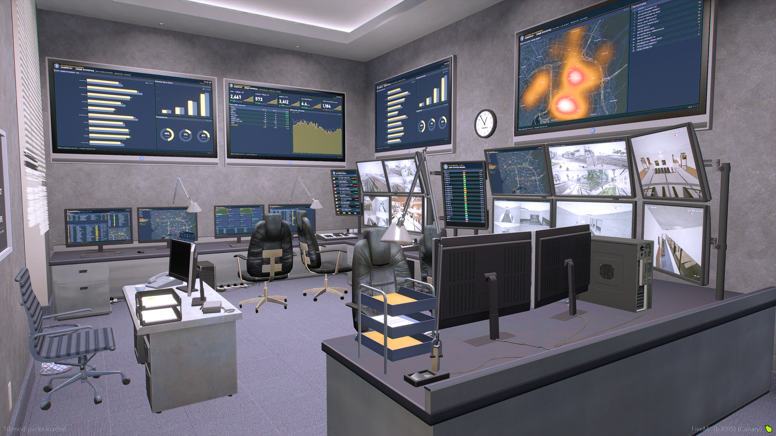 Operations and CCTV monitoring center